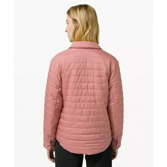 Lululemon Women's Switch Please Reversible Shacket Chalky Rose Pink‎ Sz 10 NEW - Picture 5 of 9